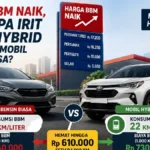 Ilustrasi mobil hybrid untuk artikel Harga BBM Naik, Seberapa Irit Mobil Hybrid Dibanding Bensin?