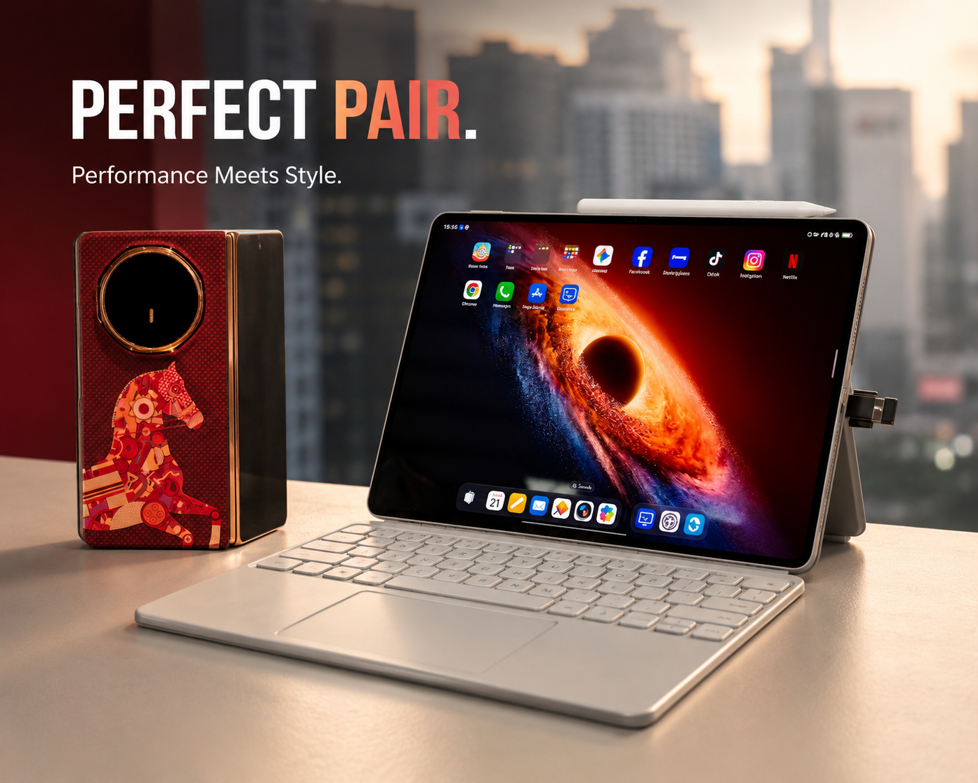 HONOR Magic V6 dan MagicPad 4: AI & Ketahanan Ilustrasi honor magic v6 untuk artikel HONOR Magic V6 dan MagicPad 4: Produk premium dengan AI pintar