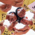 Ilustrasi kuartet 4x100m untuk artikel Kuartet 4x100m MSN: Pertanda Rekor Nasional Bakal Pecah