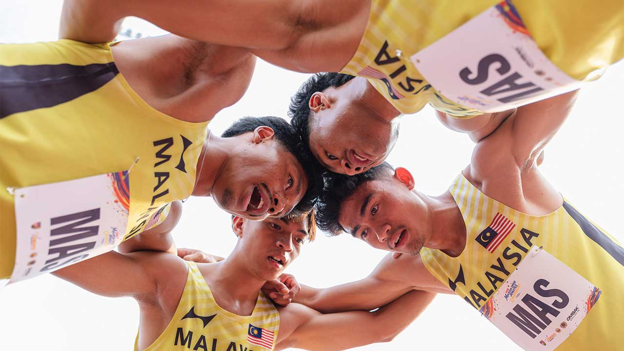 Kuartet 4x100m MSN Siap Tantang Rekor Nasional Ilustrasi kuartet 4x100m untuk artikel Kuartet 4x100m MSN: Pertanda Rekor Nasional Bakal Pecah