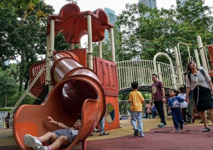 Ilustrasi taman permainan anak untuk artikel MATFA desak Selangor kaji pengelasan taman permainan anak