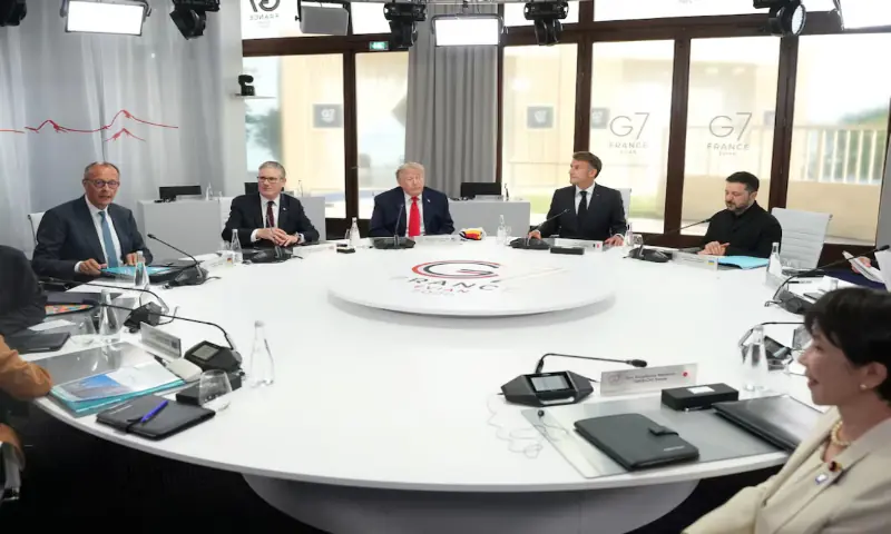 Ilustrasi trump zelensky untuk artikel Trump Zelensky: G7 Optimistis Soal Perdamaian Ukraina