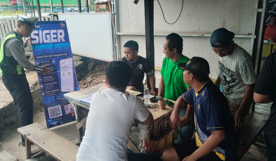 Ilustrasi app siger presisi untuk artikel Satlantas Lampung Utara Sosialisasikan APP SIGER PRESISI