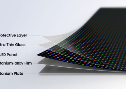 Ilustrasi flex titanium untuk artikel Samsung Perkenalkan Flex Titanium untuk Layar Lipat