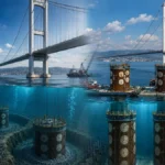 Ilustrasi kule temelleri untuk artikel Kule temelleri Osmangazi: operasi 40 meter di bawah Körfez