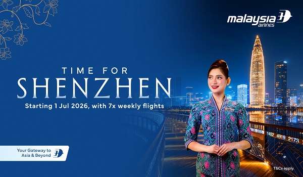 Ilustrasi penerbangan langsung untuk artikel Malaysia Airlines tambah penerbangan langsung ke Shenzhen dan…