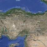 Ilustrasi pergeseran pusat kota untuk artikel Pergeseran pusat kota: Istanbul, Ankara dan Muğla