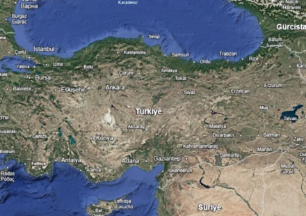 Ilustrasi pergeseran pusat kota untuk artikel Pergeseran pusat kota: Istanbul, Ankara dan Muğla