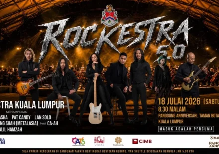 Ilustrasi rockestra 50 untuk artikel Rockestra 50: Rockestra 5.0 Bawa Nafas Baru Muzik Rock Malaysia