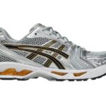 Ilustrasi gel-kayano 14 untuk artikel ASICS GEL-Kayano 14 Hadir dengan Sentuhan Silver/Gold