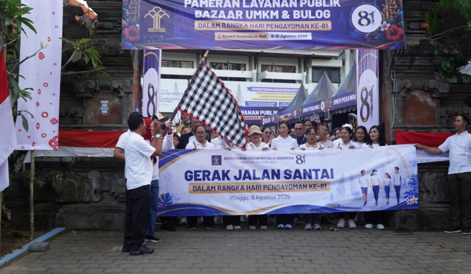 Ilustrasi kemenkum bali untuk artikel Kemenkum Bali Gelar Jalan Santai untuk Lingkungan Kerja Sehat