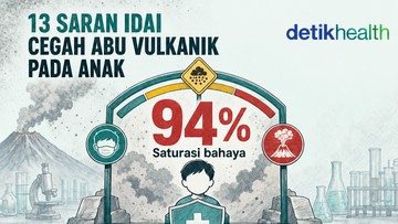 Ilustrasi abu vulkanik anak untuk artikel Abu vulkanik anak: IDAI Terbitkan 13 Rekomendasi Lindungi Anak…
